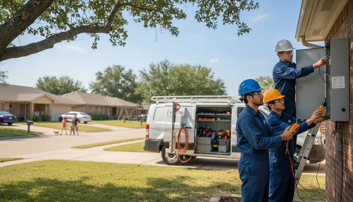 Certified electrician providing emergency electrical services in Mark Center, OH